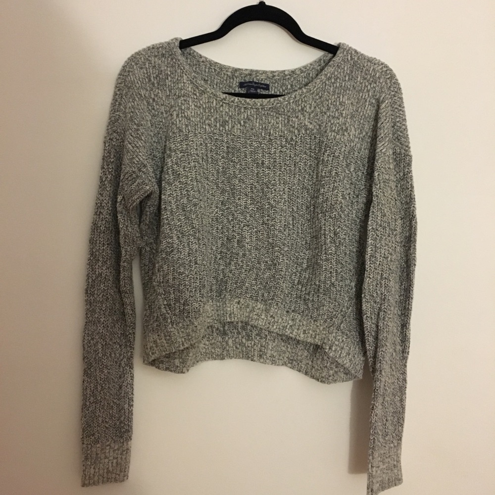 Gray American Eagle Sweater